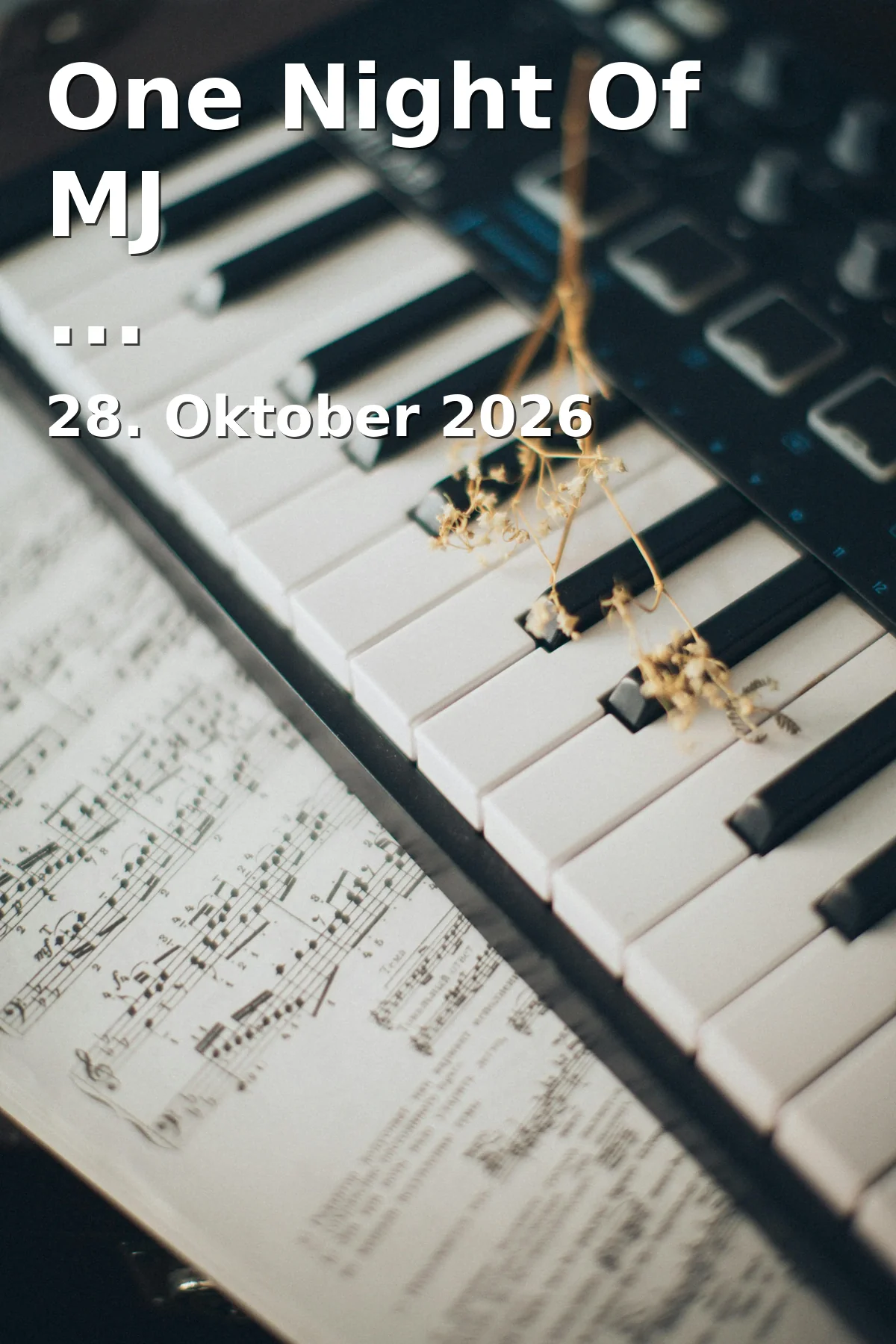 Event: One Night Of MJ (Nachholtermin) in Max-Reger-Halle, Am Max-Reger-Park 1, 92637 Weiden on 28. Oktober 2026