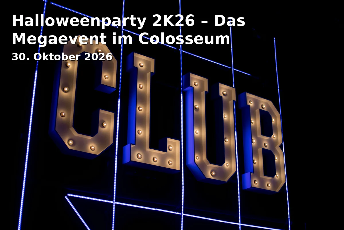 Halloweenparty 2K26 – Das Megaevent im Colosseum