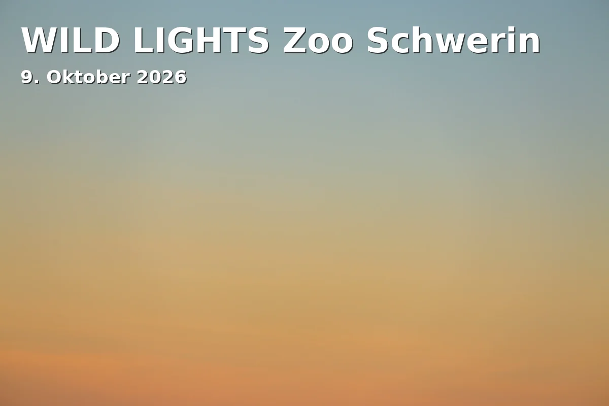 WILD LIGHTS Zoo Schwerin