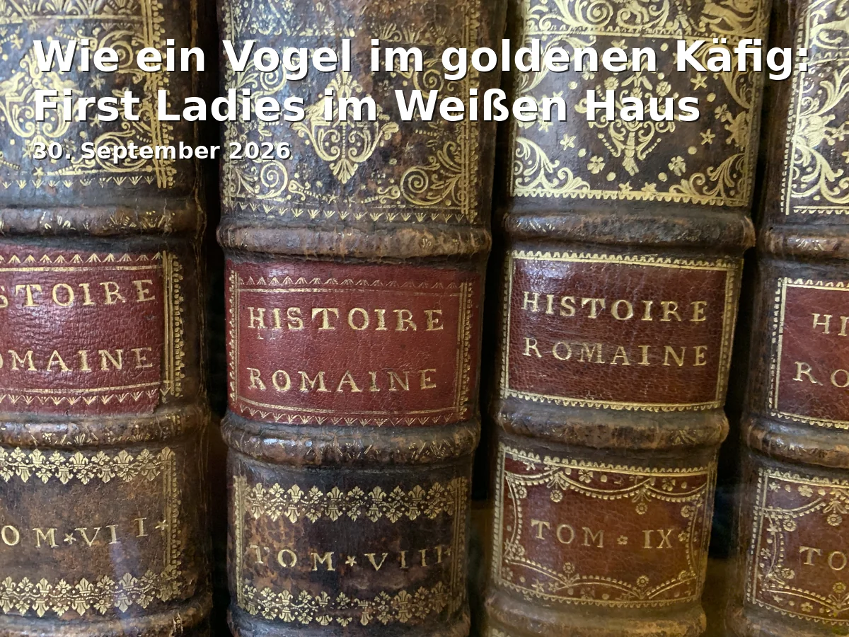 Event: Wie ein Vogel im goldenen Käfig: First Ladies im Weißen Haus in Cinema Augustinum Dießen, Am Augustinerberg 1, 86911 Dießen am Ammersee on 30. September 2026
