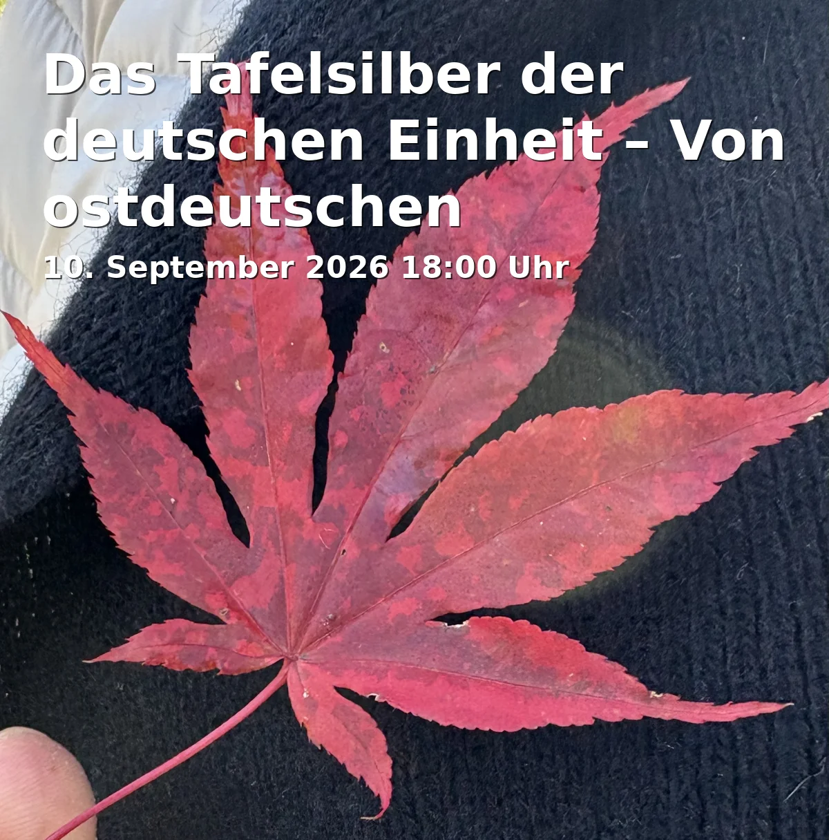 Event: Das Tafelsilber der deutschen Einheit – Von ostdeutschen Nationalparks zum Grünen Band in Naturkundemuseum Potsdam, Breite Straße 13, 14467 Potsdam on 10. September 2026