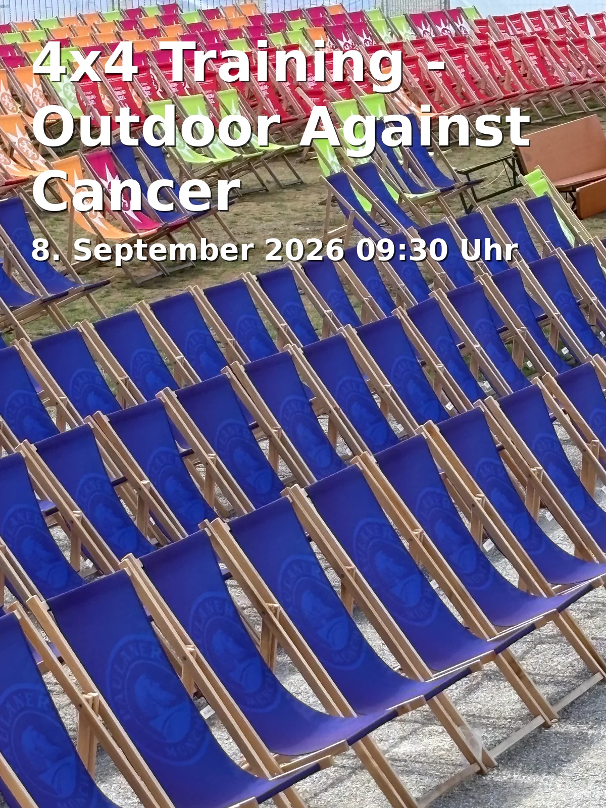 Event: 4x4 Training - Outdoor Against Cancer in Handtuchwiese im Meilwald, Spardorfer Straße 82, 91054 Erlangen on 8. September 2026