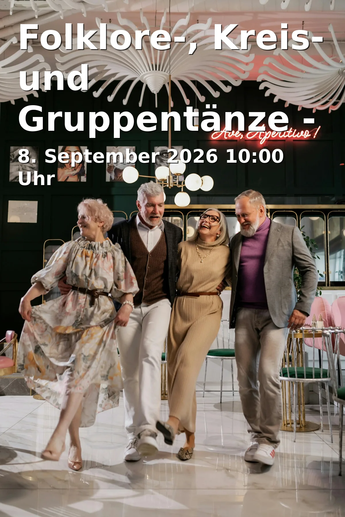 Event: Folklore-, Kreis- und Gruppentänze - am Dienstag in Stadtteilzentrum ISAR 12 - Mehrzweckraum EG, Isarstraße 12, 91052 Erlangen on 8. September 2026