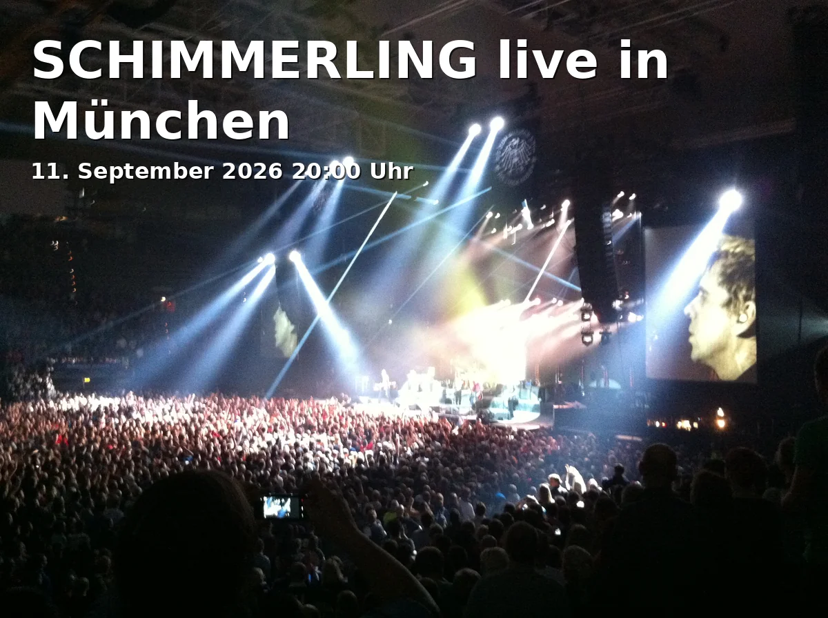 Event: SCHIMMERLING live in München in Ampere im Muffatwerk, Zellstraße 4, 81667 München on 11. September 2026
