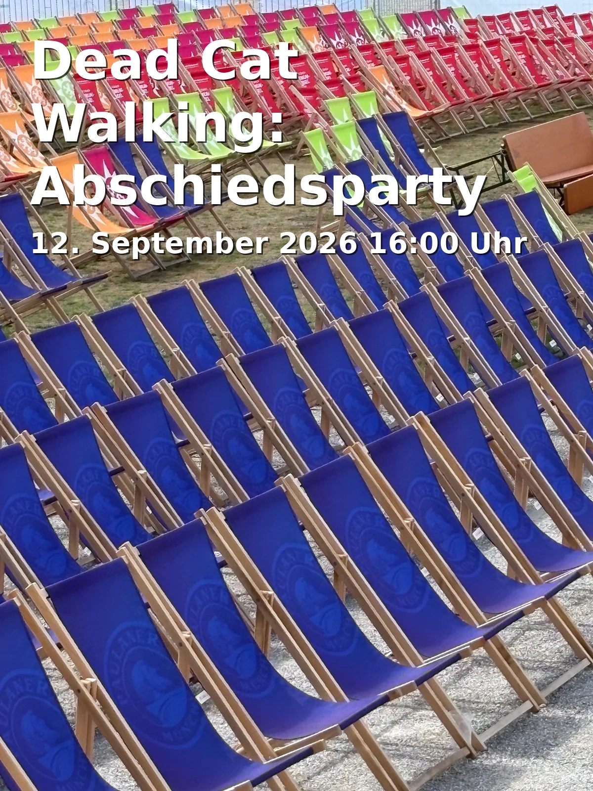 Event: Dead Cat Walking: Abschiedsparty mit Comedy, Live-Musik und Aftershow in München in Fat Cat Kulturzentrum, Rosenheimer Straße 5, 81667 München on 12. September 2026