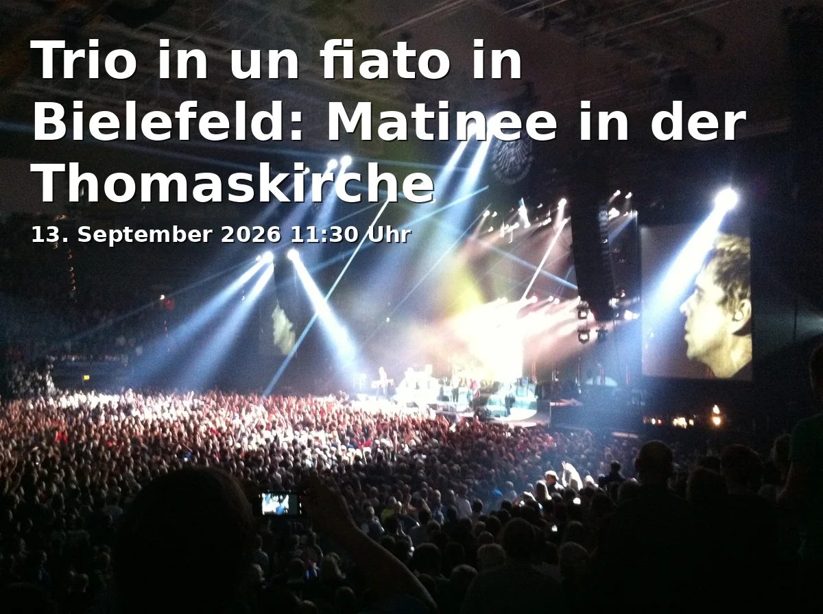 Event: Trio in un fiato in Bielefeld: Matinee at the Thomaskirche