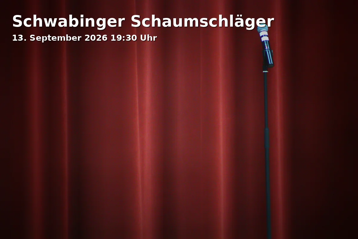 Event: Schwabinger Schaumschläger in Vereinsheim, Occamstraße 8, 80802 München on 13. September 2026