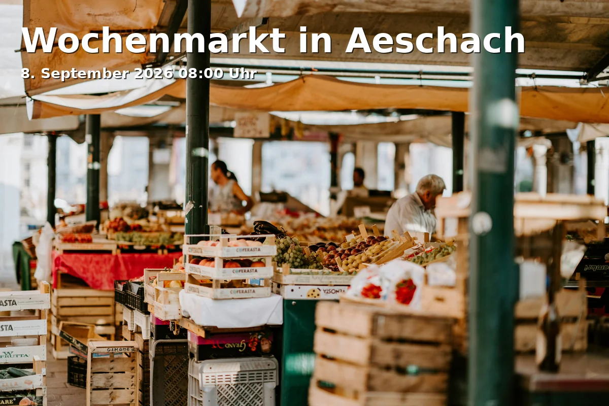 Wochenmarkt in Aeschach