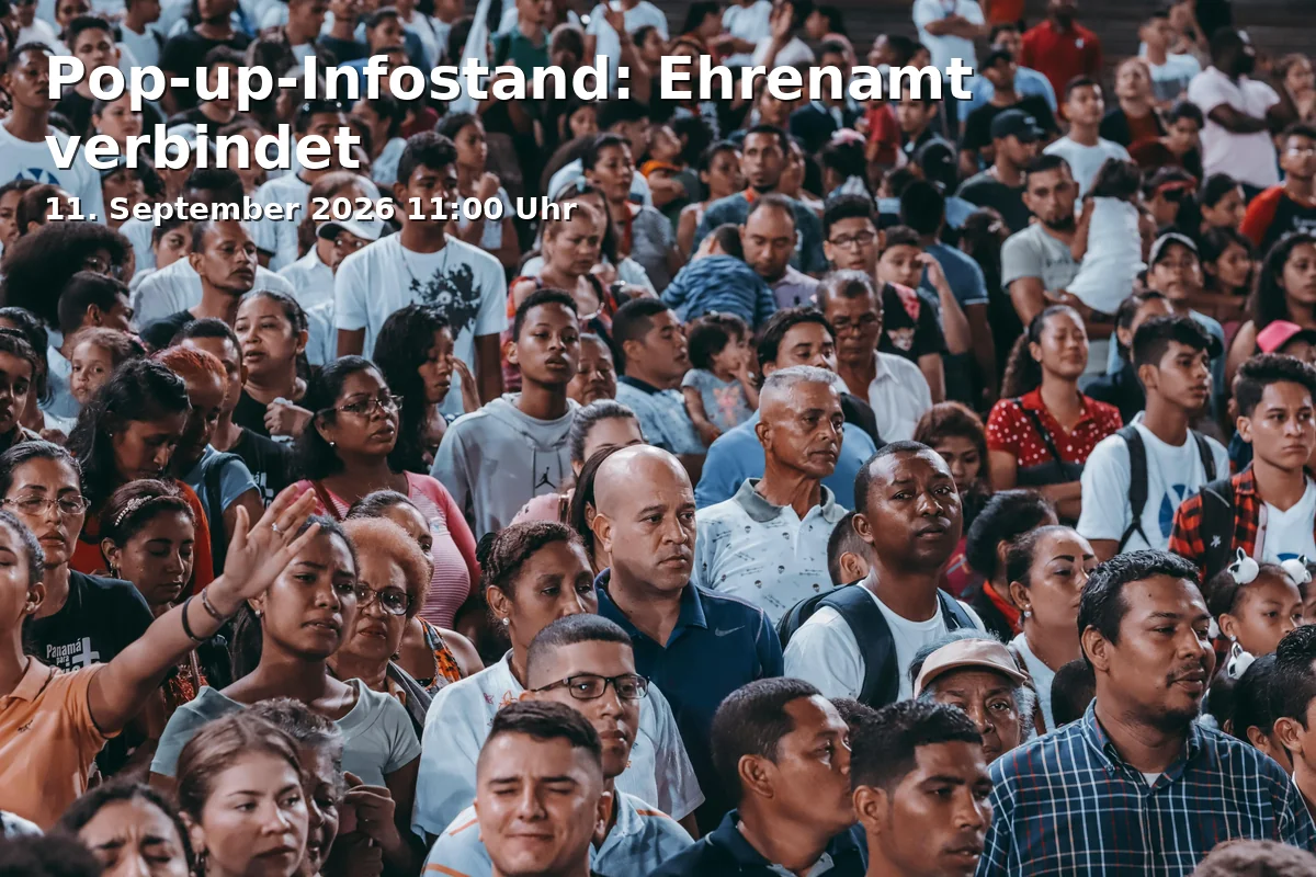 Event: Pop-up-Infostand: Ehrenamt verbindet in REWE, Kanalstraße 15-17, 95444 Bayreuth on 11. September 2026