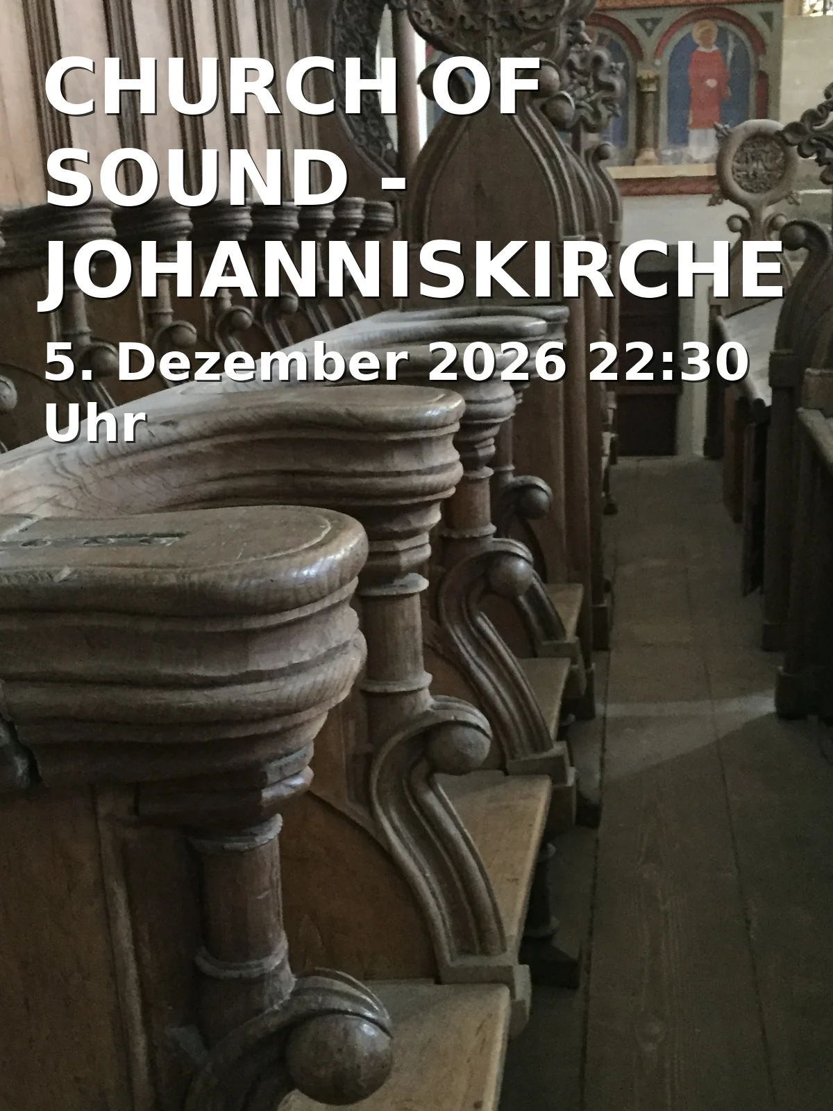 Event: CHURCH OF SOUND - JOHANNISKIRCHE GERA in Gera on 5. Dezember 2026