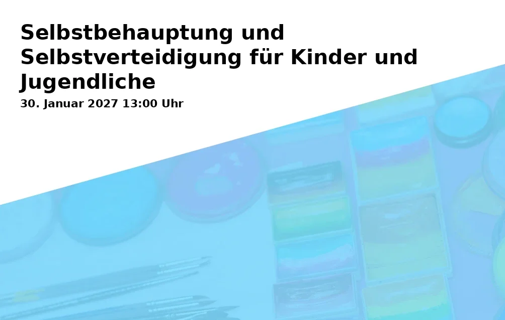 Event: Selbstbehauptung und Selbstverteidigung für Kinder und Jugendliche in vhs 016 Gymnastik, Ländgasse 41, 84028 Landshut on 30. Januar 2027