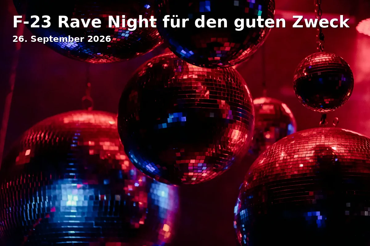 F-23 Rave Night für den guten Zweck