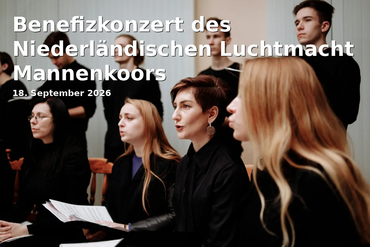 Benefizkonzert des Niederländischen Luchtmacht Mannenkoors