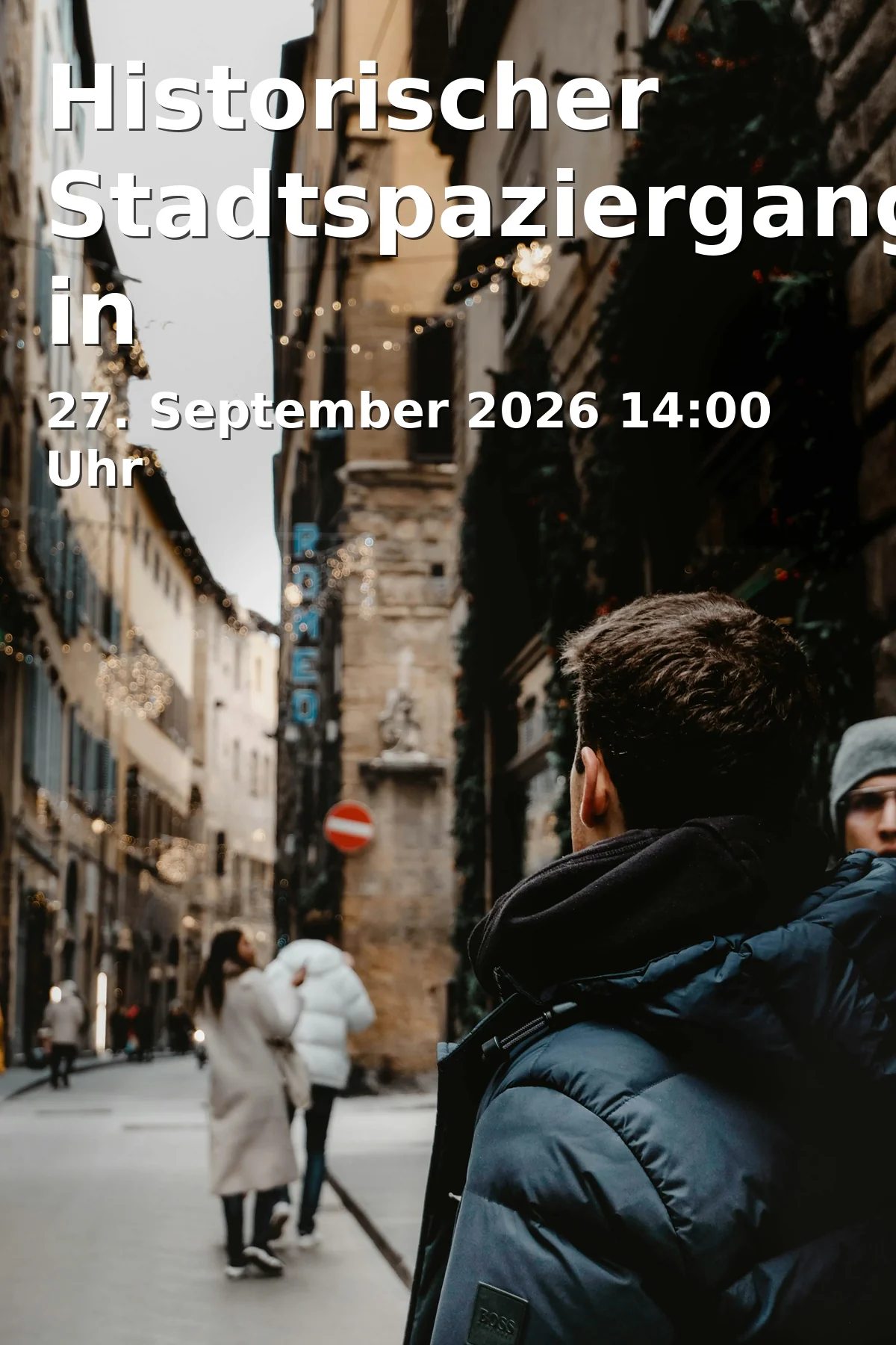 Event: Historischer Stadtspaziergang in Sulzbach-Rosenberg in Litfaßsäule am Luitpoldplatz, Sulzbach-Rosenberg on 27. September 2026