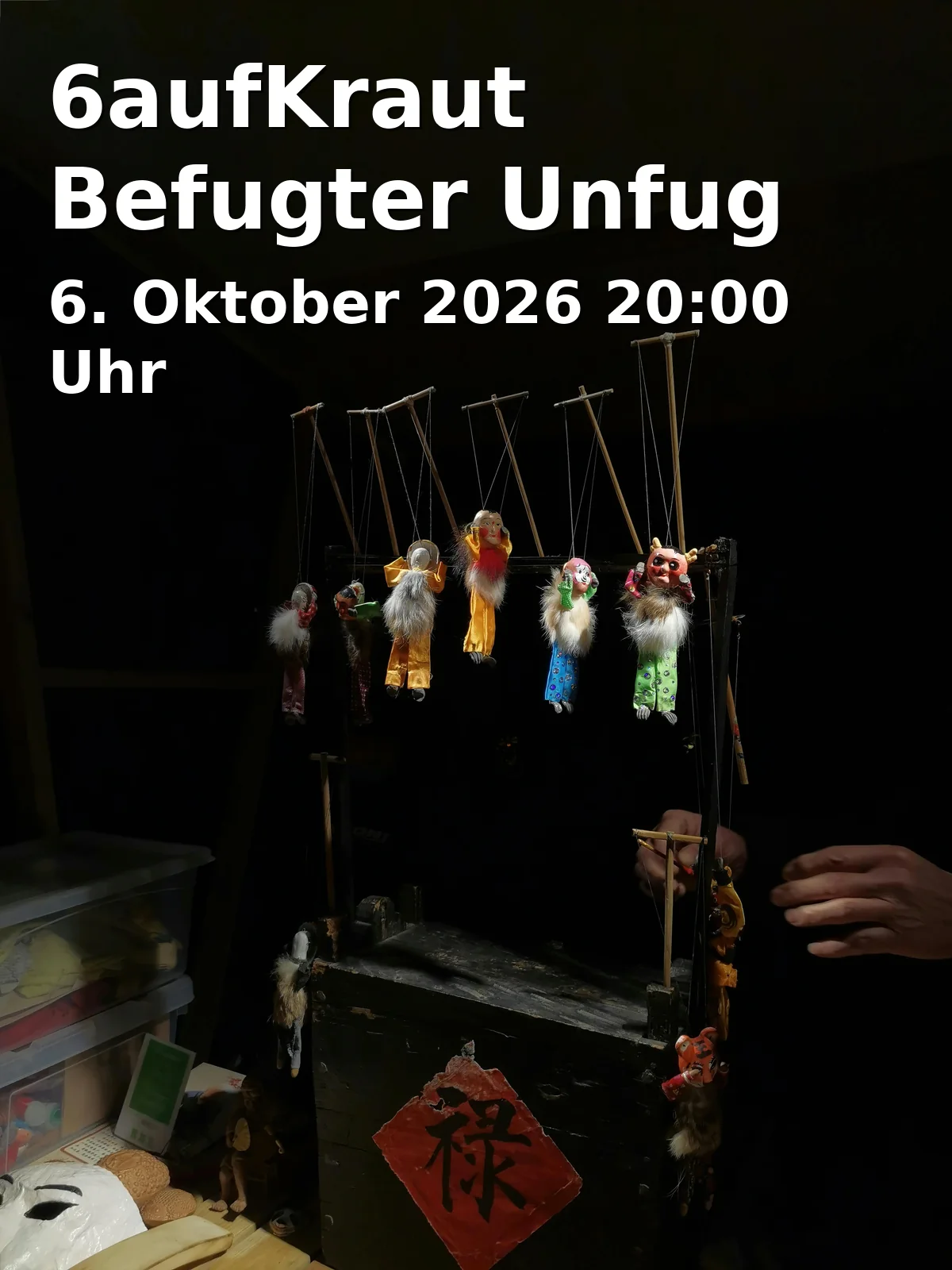 Event: 6aufKraut Befugter Unfug in Kofferfabrik, Lange Str. 81, 90762 Fürth on 6. Oktober 2026