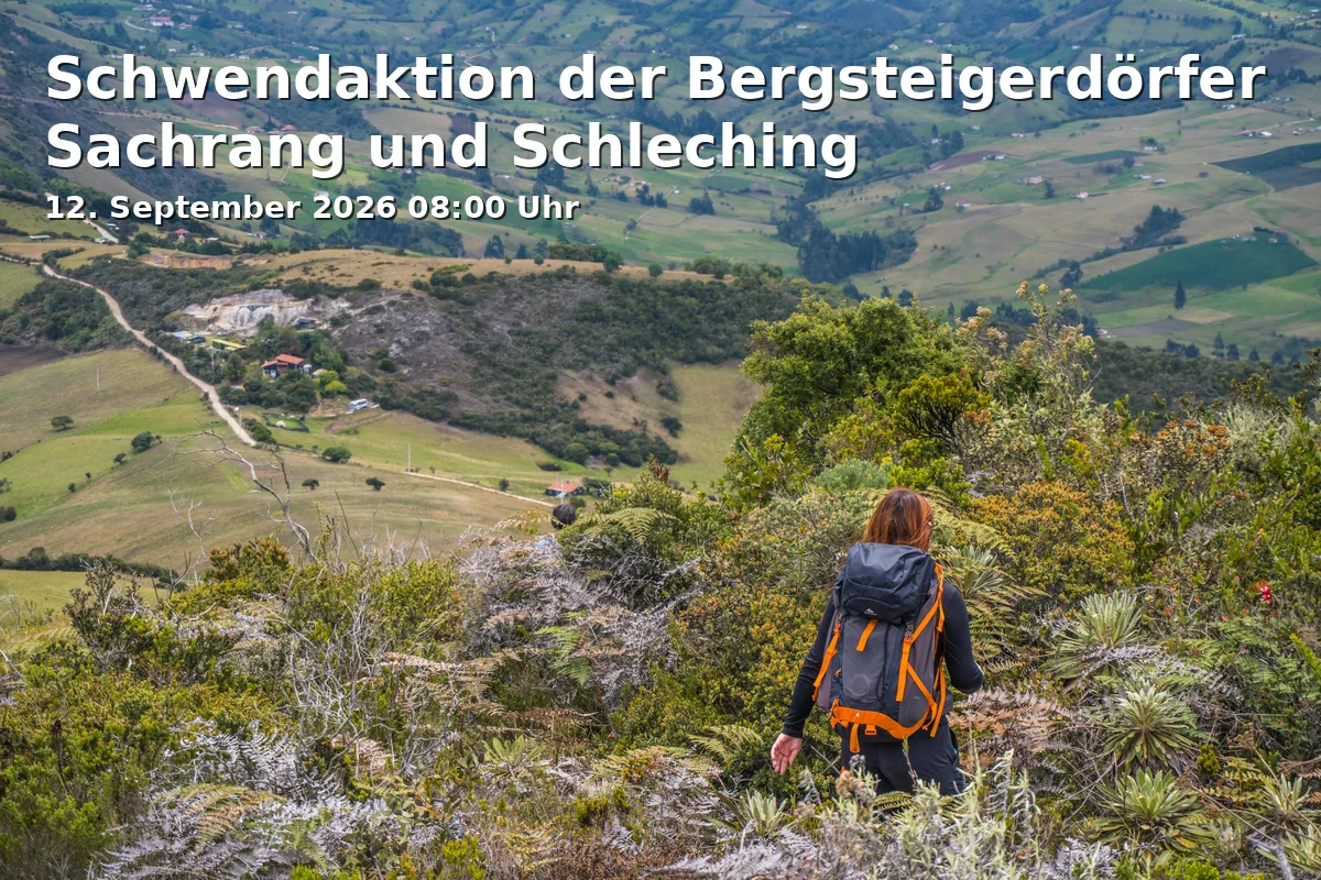 Schwendaktion der Bergsteigerdörfer Sachrang und Schleching