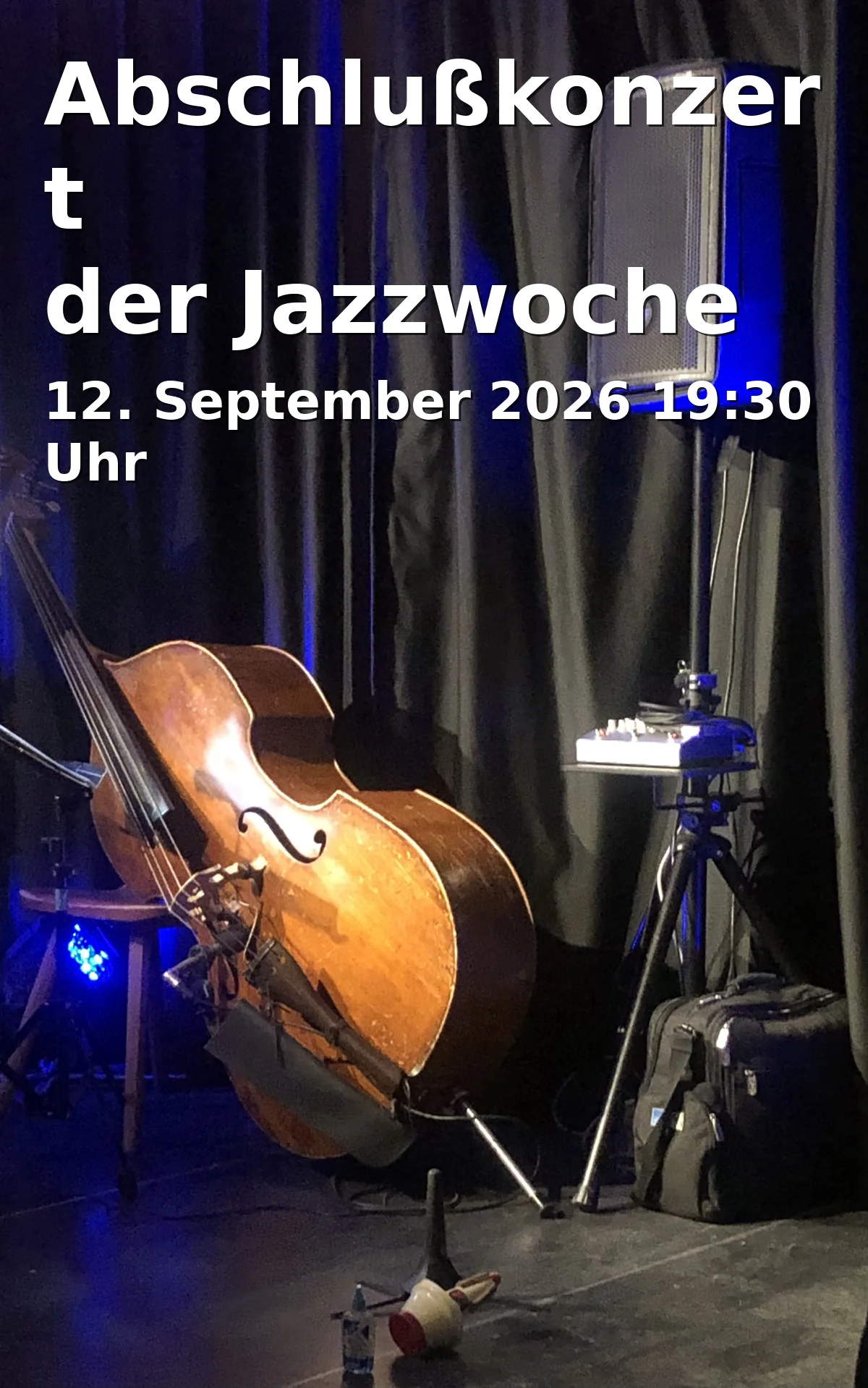 Event: Abschlußkonzert der Jazzwoche Oberaudorf 2026 in Gemeindesaal der ev. Kirche Oberaudorf, Bad-Trißl-Straße 33c, Oberaudorf on 12. September 2026
