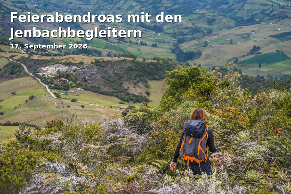 Event: Feierabendroas mit den Jenbachbegleitern in Unterer Jenbachparkplatz, Bad Feilnbach, Chiemgau on 17. September 2026
