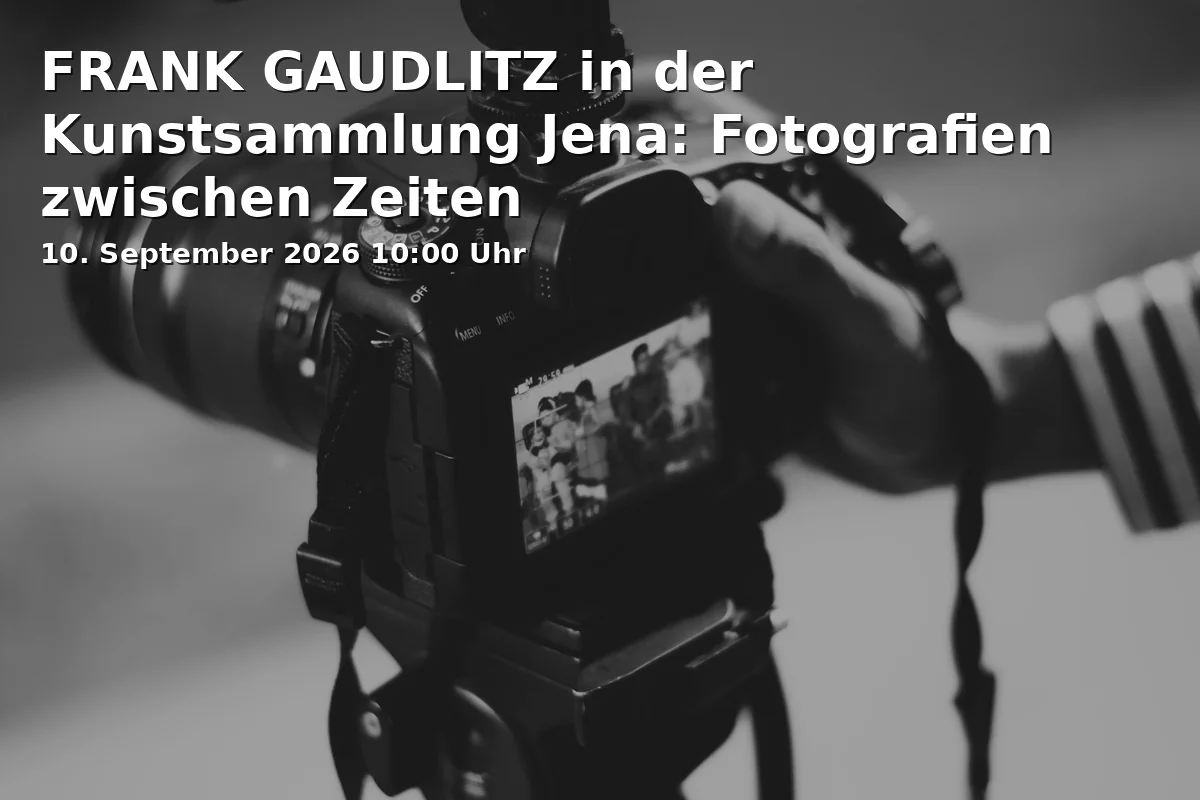FRANK GAUDLITZ in the Jena Art Collection: Photographs Between Times