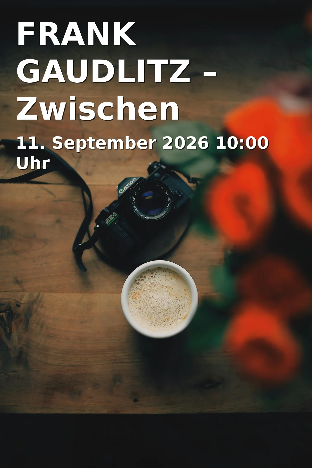 Event: FRANK GAUDLITZ – Zwischen Zeiten in Kunstsammlung Jena, Markt 7, 07743 Jena on 11. September 2026