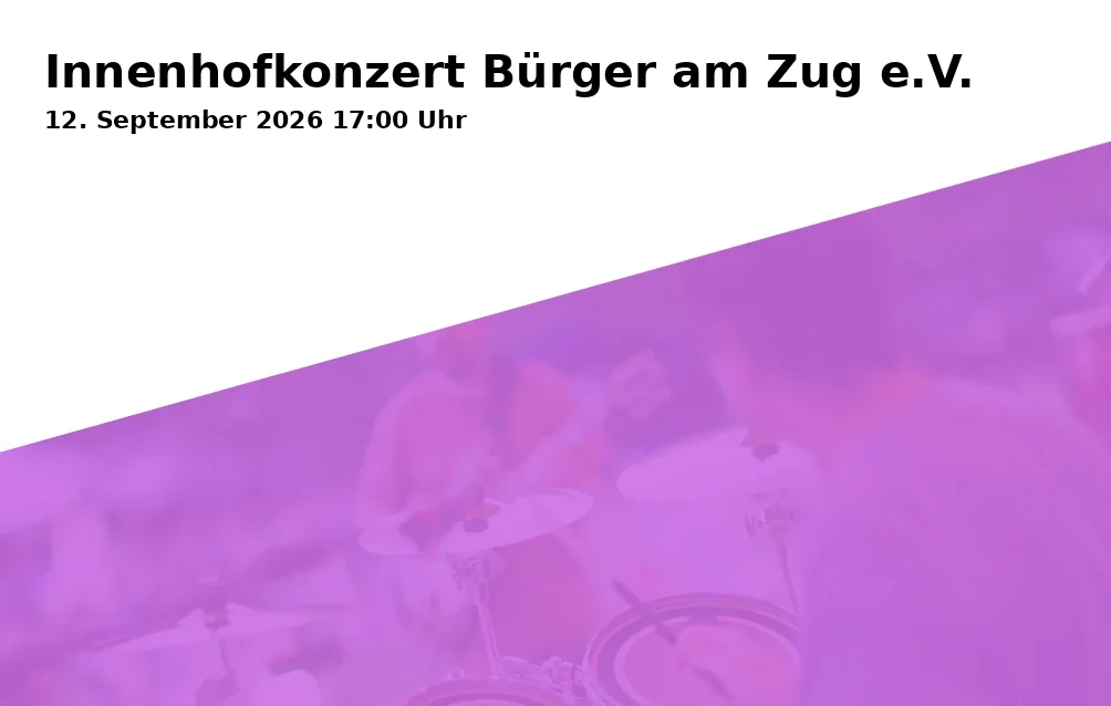 Event: Innenhofkonzert Bürger am Zug e.V.