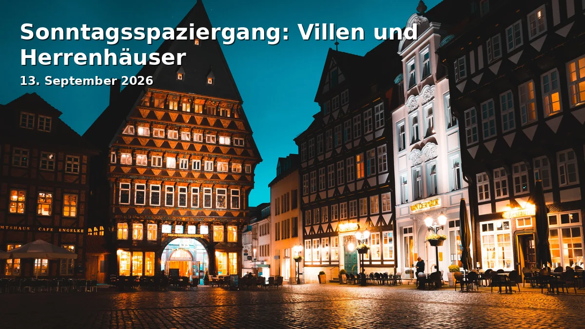 Event: Sonntagsspaziergang: Villen und Herrenhäuser