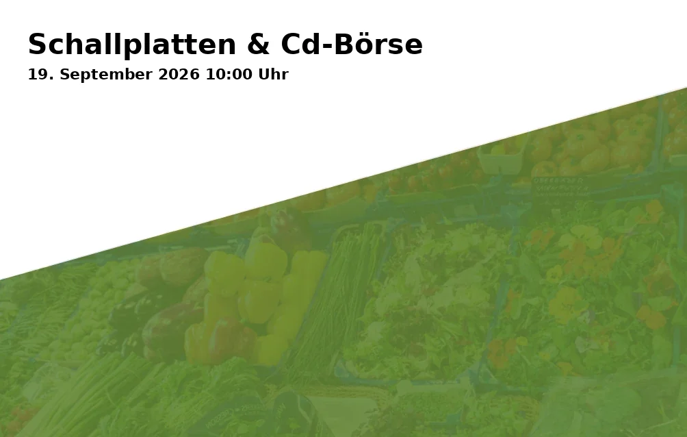 Event: Schallplatten & Cd-Börse