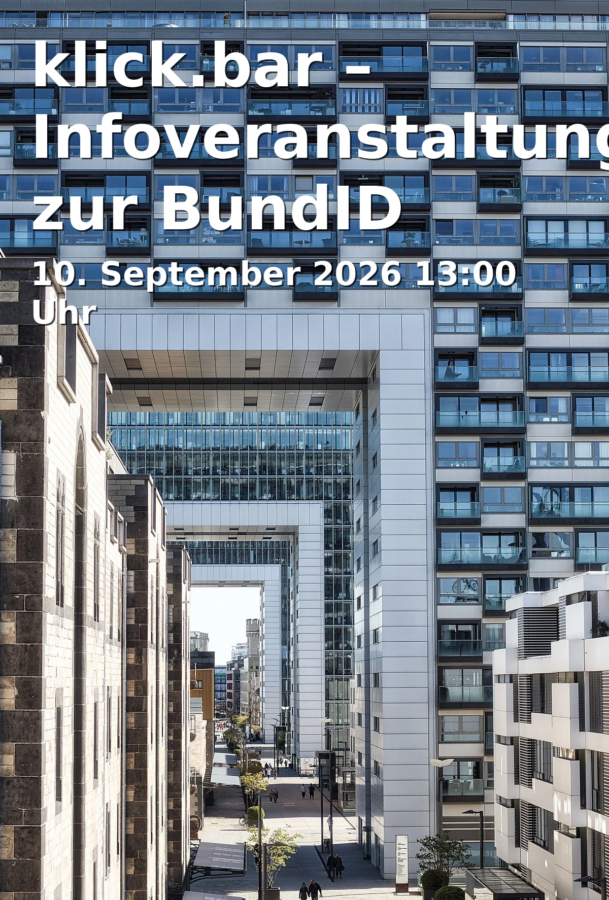 Event: klick.bar – Infoveranstaltung zur BundID