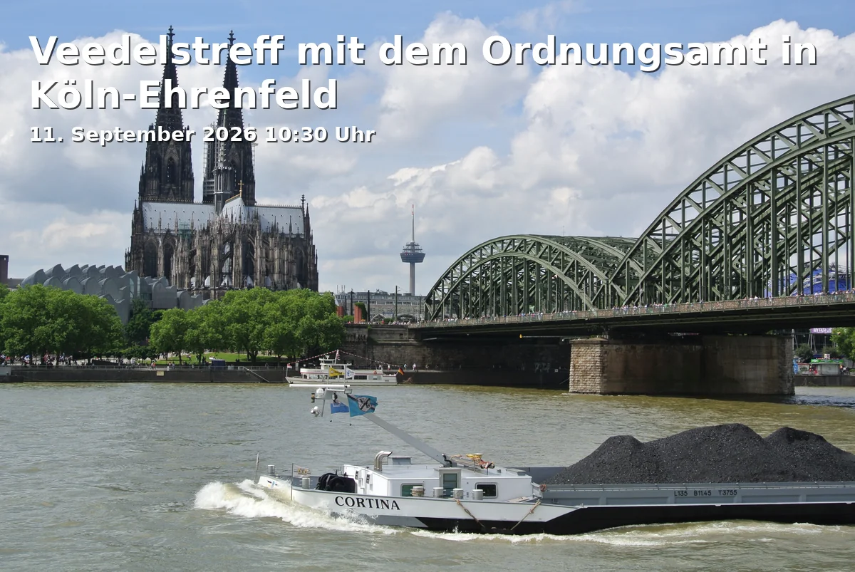 Event: Veedelstreff mit dem Ordnungsamt in Köln-Ehrenfeld