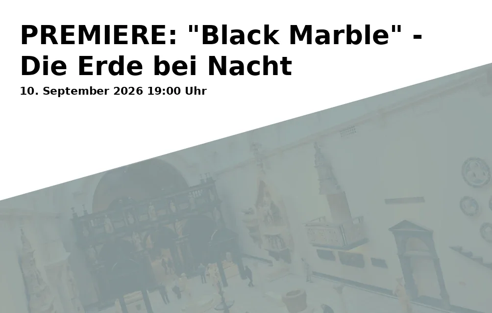Event: PREMIERE: "Black Marble" - Die Erde bei Nacht