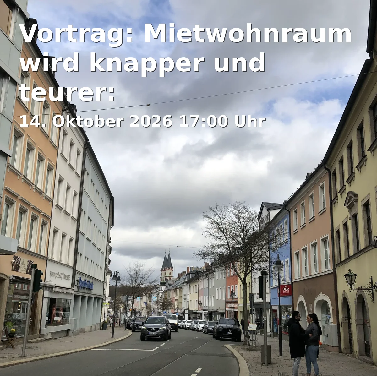 Event: Vortrag: Mietwohnraum wird knapper und teurer: Neubau-Investment mit attraktiven Steuervorteilen