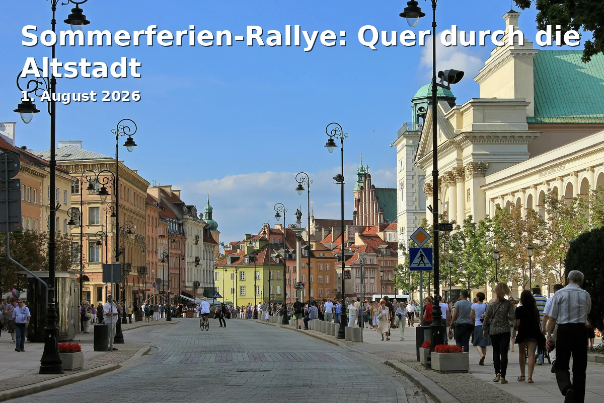 Sommerferien-Rallye: Quer durch die Altstadt