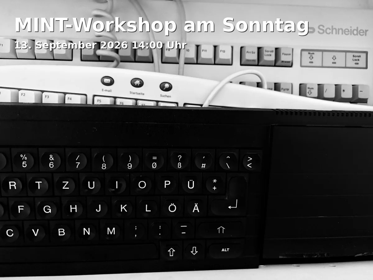 Event: MINT-Workshop am Sonntag