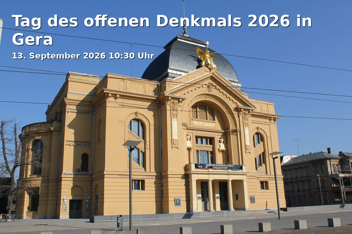 Event: Tag des offenen Denkmals 2026 in Gera