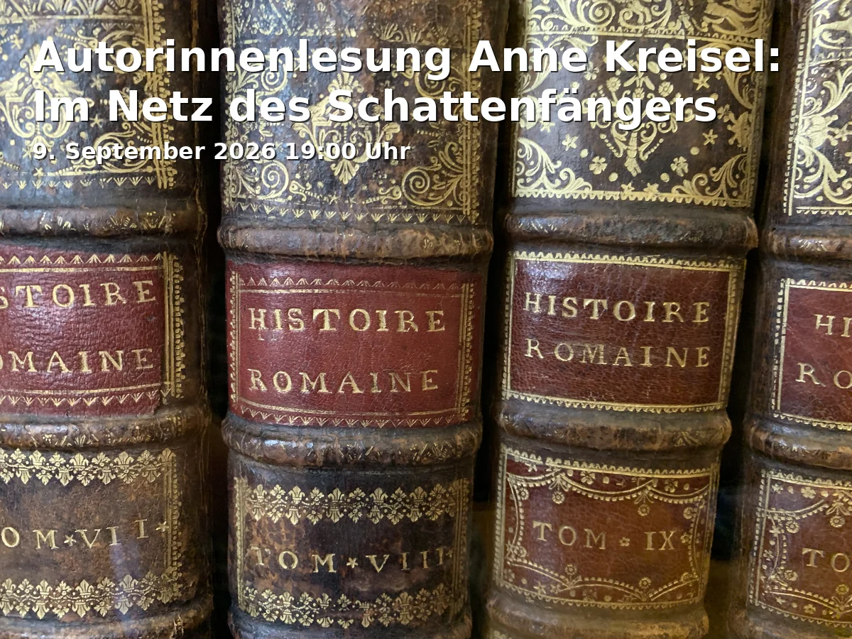 Event: Autorinnenlesung Anne Kreisel: Im Netz des Schattenfängers in Stadtbibliothek Braunschweig, Schloßplatz 2, 38100 Braunschweig on 9. September 2026