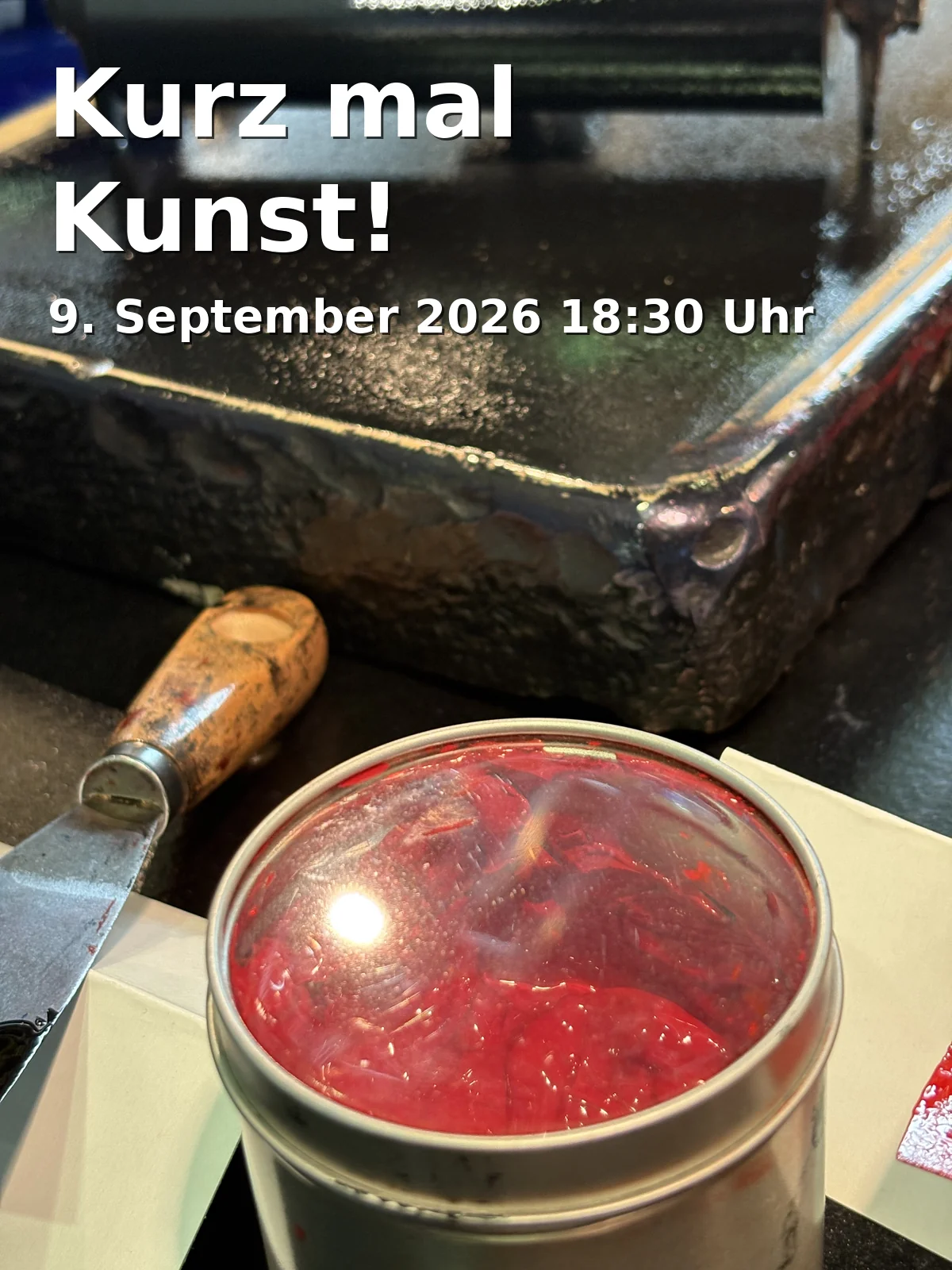 Event: Kurz mal Kunst! in MitMachEck der Bürgerstiftung Braunschweig, Nußbergstr. 9 / Ecke Rosenstraße, 38102 Braunschweig on 9. September 2026