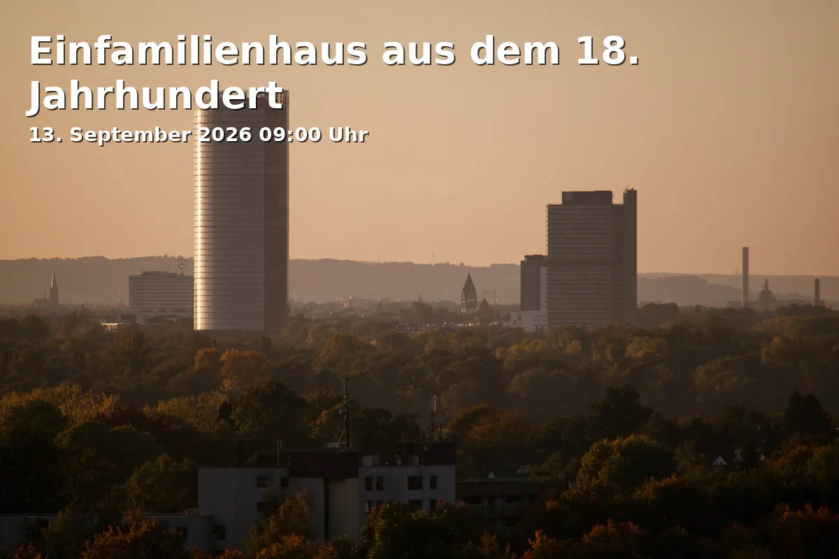 Event: Einfamilienhaus aus dem 18. Jahrhundert