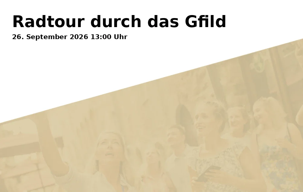 Event: Radtour durch das Gfild in Garchinger Heide, Parkplatz - Eching on 26. September 2026