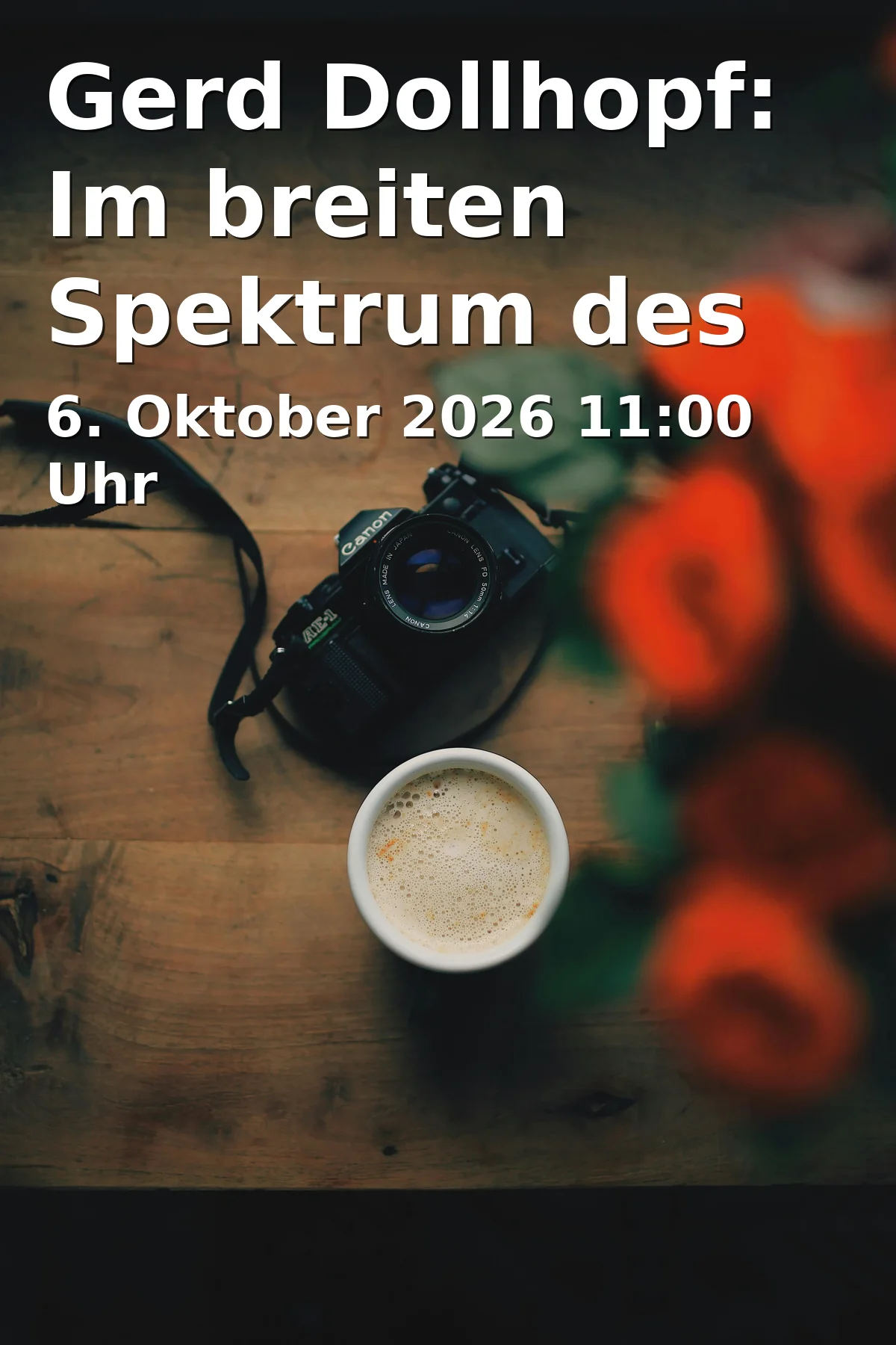 Event: Gerd Dollhopf: Im breiten Spektrum des Lebens in Stadtgalerie ALTE FEUERWACHE im Stadtmuseum Amberg, Zeughausstraße 18, 92224 Amberg on 6. Oktober 2026