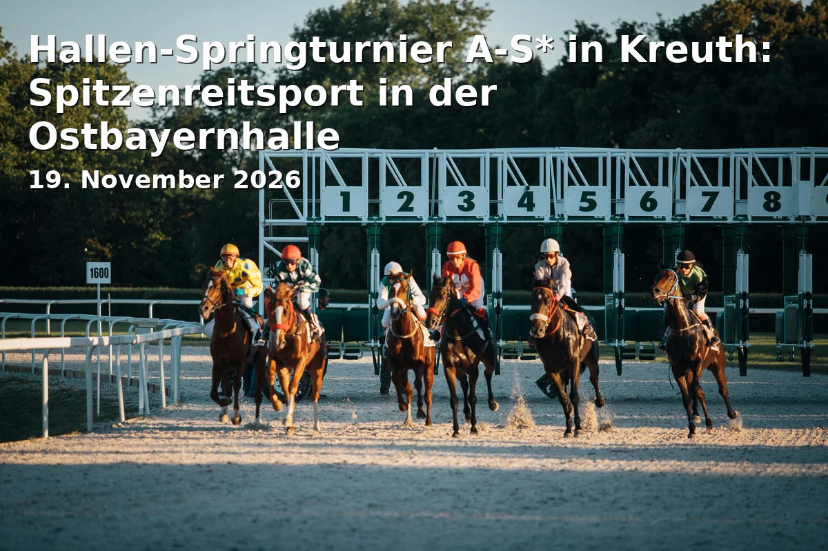 Event: Indoor Show Jumping A-S* in Kreuth: Top Equestrian Sport in the East Bavarian Hall