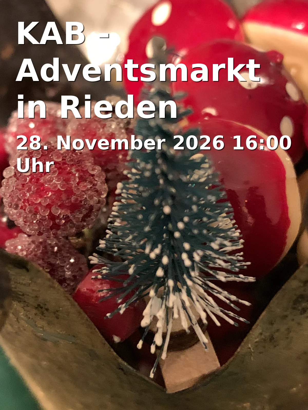 Event: KAB - Adventsmarkt in Rieden