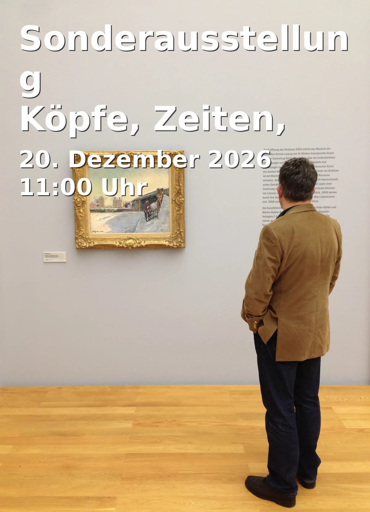 Event: Sonderausstellung Köpfe, Zeiten, Geschichte(n). Michael Mathias Prechtl zum 100. Geburtstag