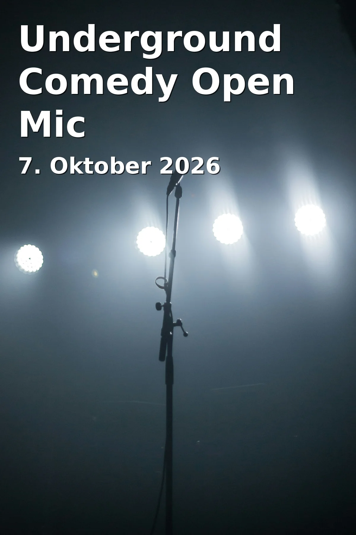 Event: Underground Comedy Open Mic in Kulturort Kofferfabrik, Lange Straße 81, 90762 Fürth on 7. Oktober 2026