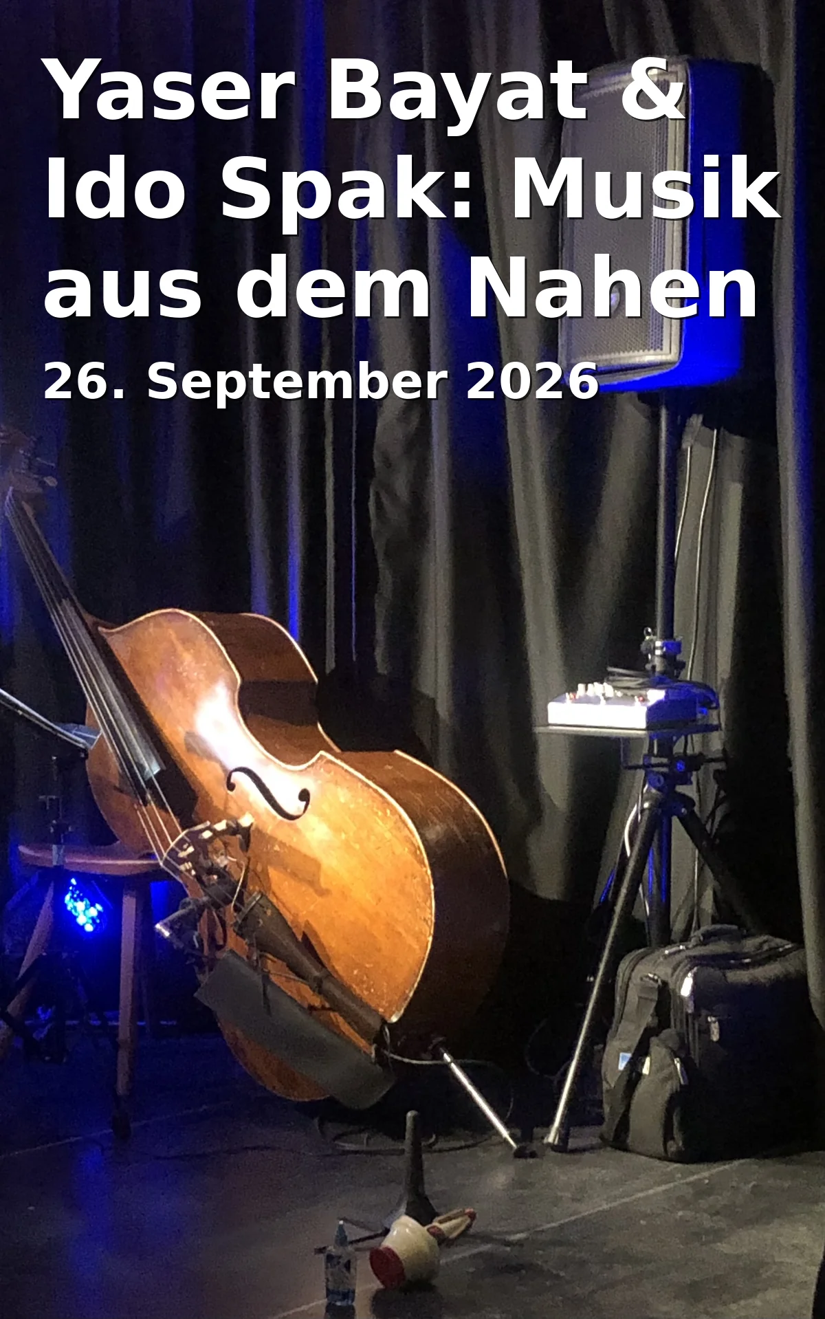 Event: Yaser Bayat & Ido Spak: Musik aus dem Nahen Osten in Kunstwerke Dachau, Mittermayerstraße 57, 85221 Dachau on 26. September 2026
