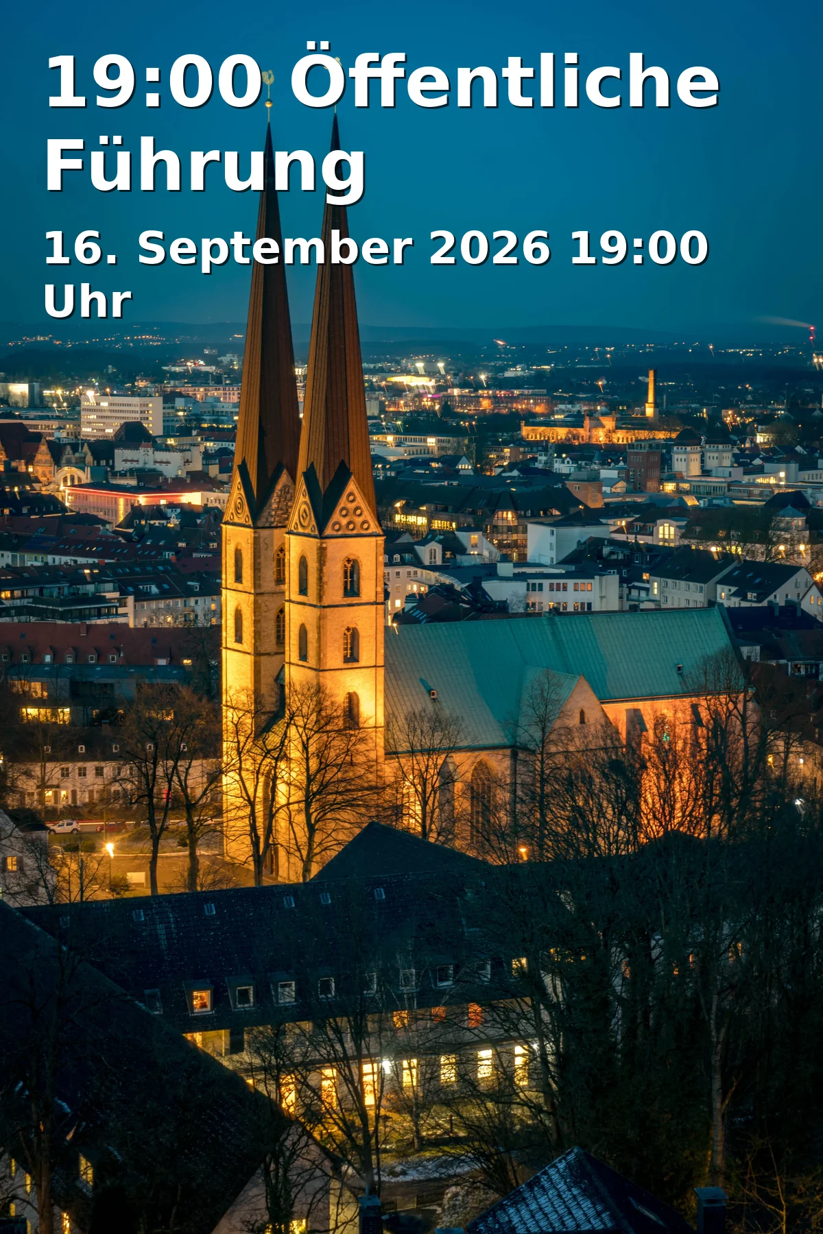 Event: 19:00 Öffentliche Führung in Kunsthalle Bielefeld, Artur-Ladebeck-Straße 5, 33602 Bielefeld on 16. September 2026