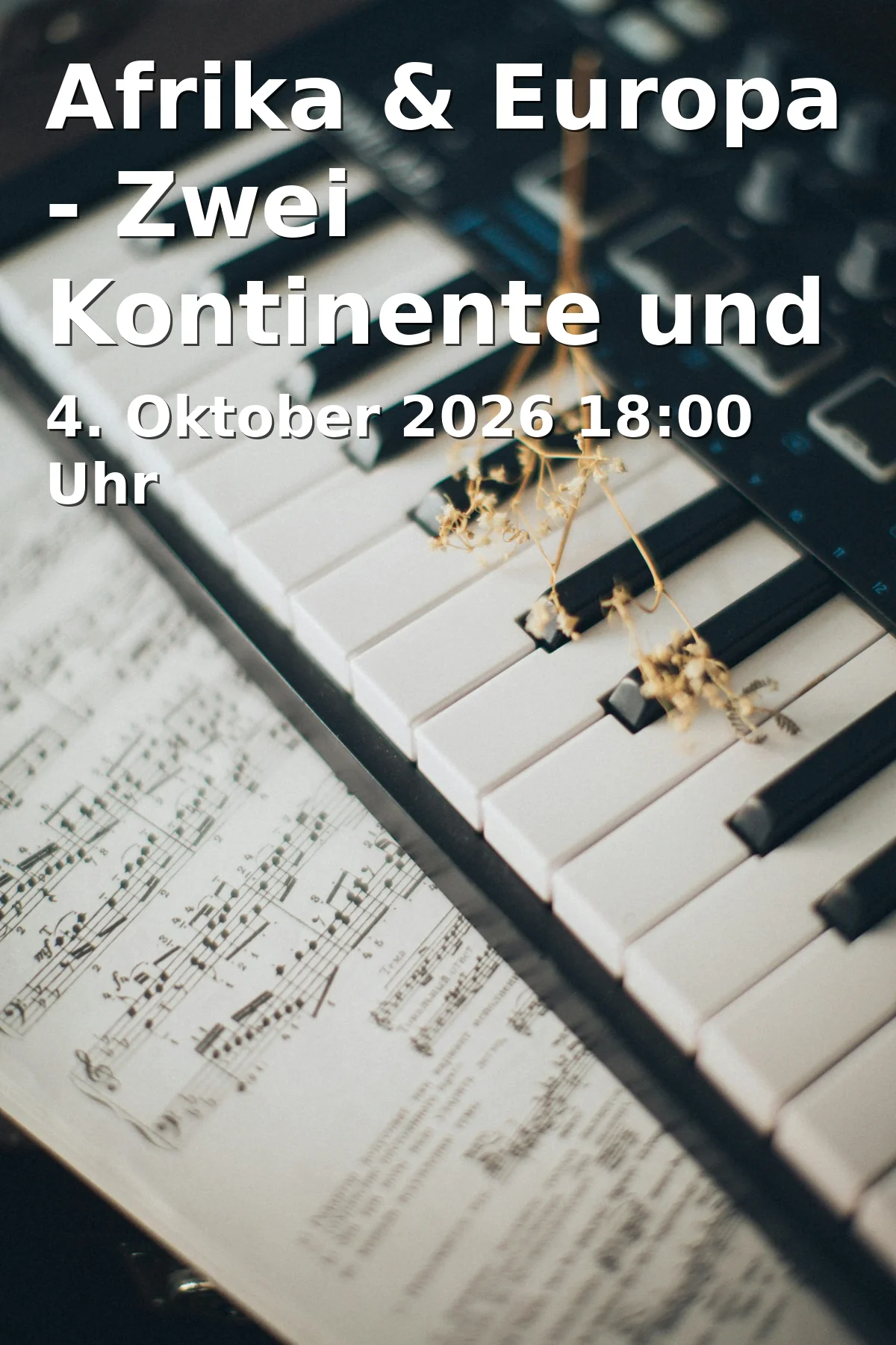 Event: Afrika & Europa - Zwei Kontinente und ihre Musik in Evangelisches Gemeindezentrum Neudorf, Wildstr. 31, 47057 Duisburg on 4. Oktober 2026