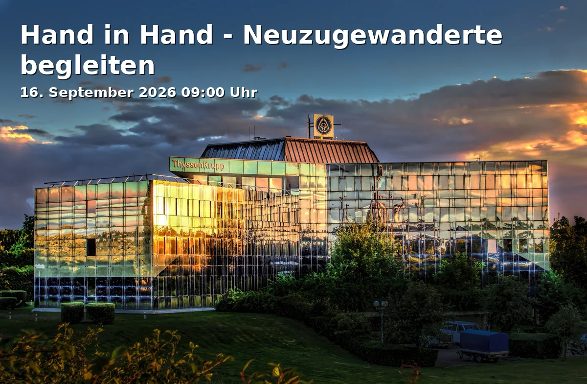 Event: Hand in Hand - Neuzugewanderte begleiten in Quartiersladen Schalke, Liboriusstraße 63a, Gelsenkirchen on 16. September 2026