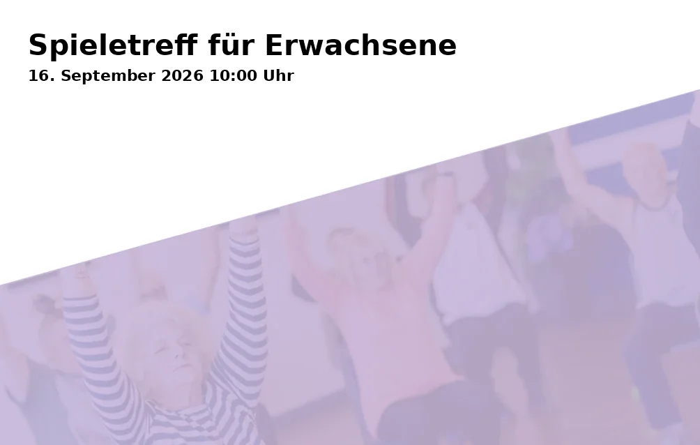 Event: Spieletreff für Erwachsene in Stadtteilbibliothek Horst, Turfstraße 21, Gelsenkirchen on 16. September 2026