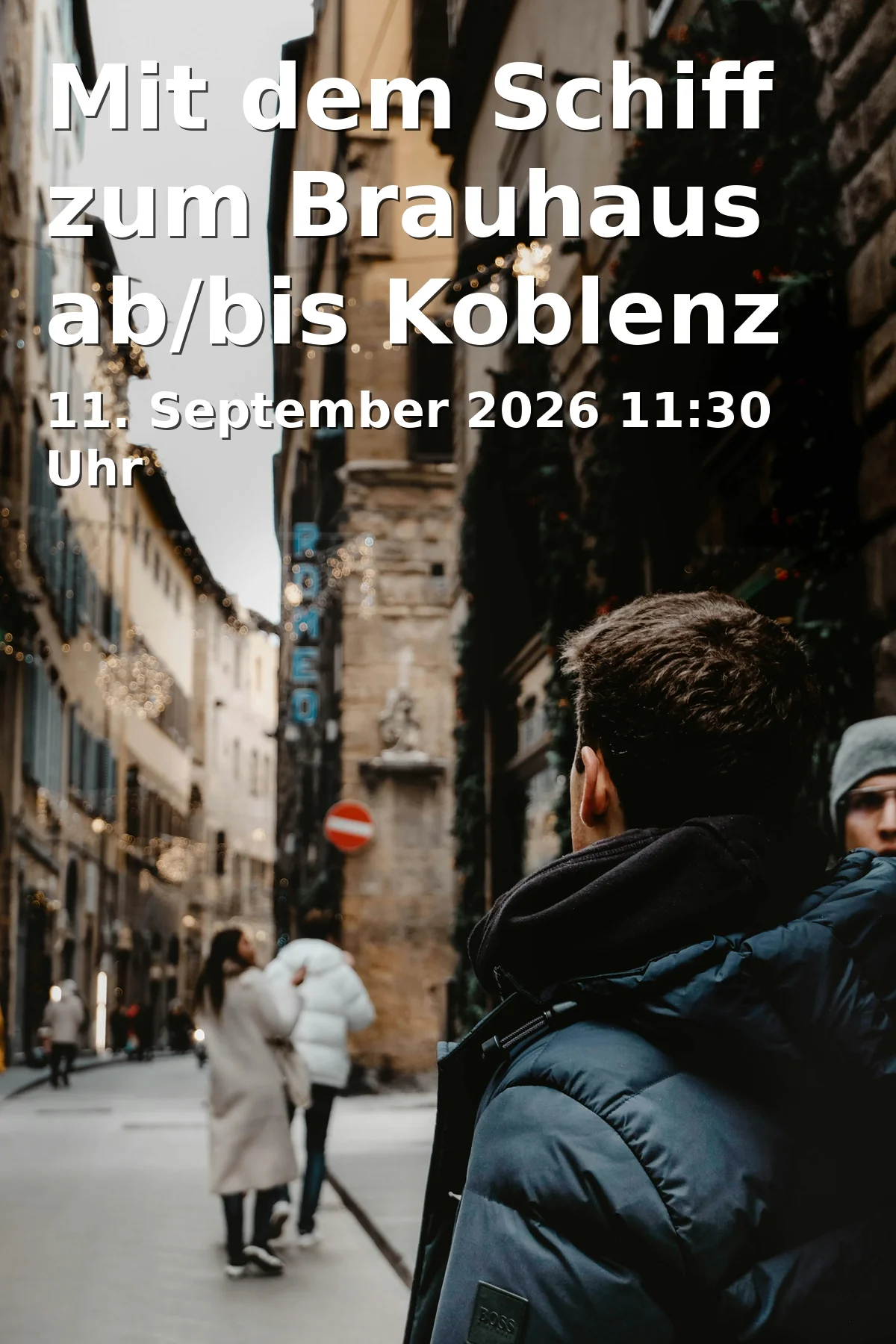 Event: Mit dem Schiff zum Brauhaus ab/bis Koblenz in Konrad-Adenauer-Ufer, Koblenz on 11. September 2026