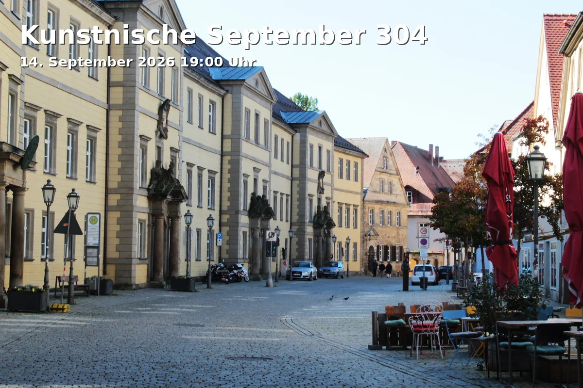Event: Kunstnische September 304 in Kunst- und Kulturhaus Neuneinhalb, Gerberplatz 1, 95445 Bayreuth on 14. September 2026